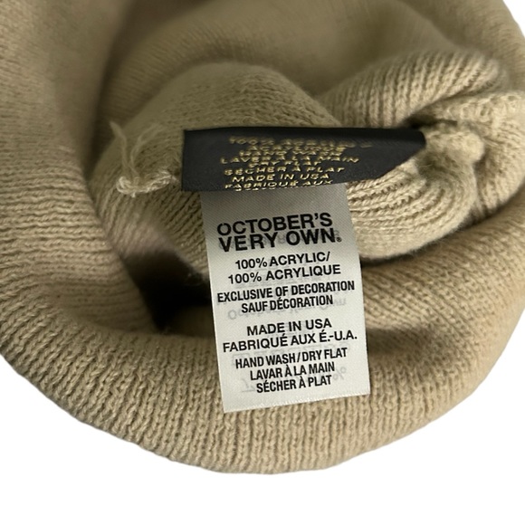 OVO Tan One-Size Beanie Winter Hat - Picture 5 of 5